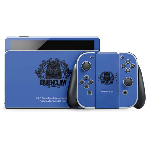 Wizarding Worlds Harry Potter Ravenclaw Illustration Nintendo Switch OLED (2021) Skin